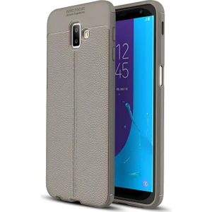 Samsung Galaxy J6 Plus Kılıf Deri Extra Korumalı Slikon Kapak
