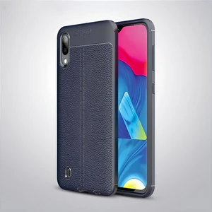 Samsung Galaxy M10 Kılıf Deri Extra Korumalı Slikon Kapak