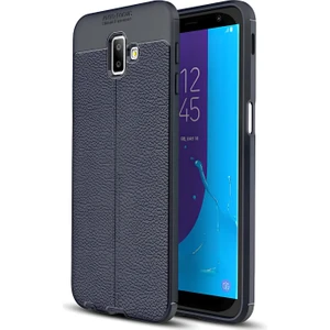 Samsung Galaxy J6 Plus Kılıf Deri Extra Korumalı Slikon Kapak