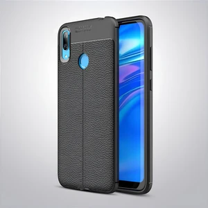 Huawei Y7 Prime 2019 Kılıf Deri Extra Korumalı Slikon Kapak