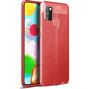 Samsung Galaxy A21S Kılıf Deri Extra Korumalı Slikon Kapak