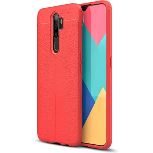 Oppo A9 2020 Kılıf Deri Extra Korumalı Slikon Kapak