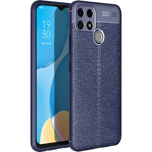 Oppo A15 Kılıf Deri Extra Korumalı Slikon Kapak