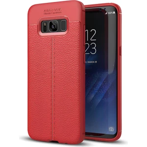 Samsung Galaxy S8 Kılıf Deri Extra Korumalı Slikon Kapak