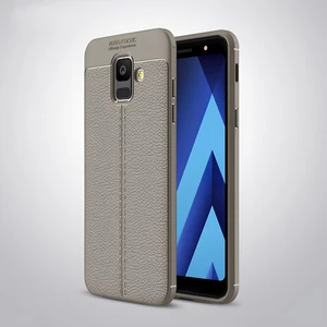 Samsung Galaxy A6 2018 Kılıf Deri Extra Korumalı Slikon Kapak