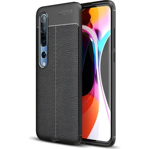 Xiaomi Mi 10 Kılıf Deri Extra Korumalı Slikon Kapak