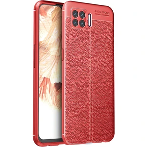 Oppo A73 Kılıf Deri Extra Korumalı Slikon Kapak