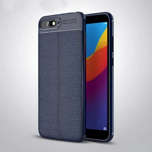 Huawei Y6 2018 Kılıf Deri Extra Korumalı Slikon Kapak