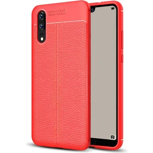 Huawei P20 Kılıf Deri Extra Korumalı Slikon Kapak