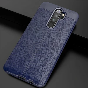 Xiaomi Redmi Note 8 Pro Kılıf Deri Extra Korumalı Slikon Kapak