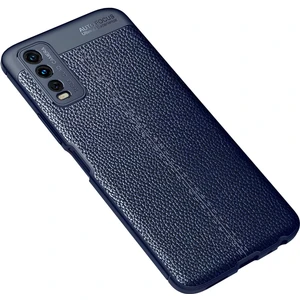 Vivo Y20S Kılıf Deri Extra Korumalı Slikon Kapak