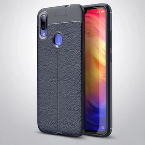 Xiaomi Redmi Note 7 Kılıf Deri Extra Korumalı Slikon Kapak