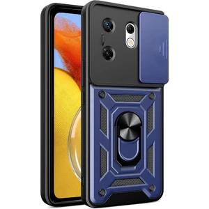 Infinix Zero 30 4g Kılıf Magnetik Standlı Sürgülü Kamera Korumalı Tank Kapak