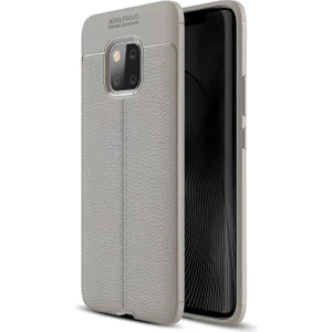 Huawei Mate 20 Pro Kılıf Deri Extra Korumalı Slikon Kapak