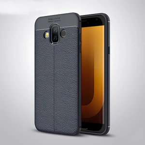 Samsung Galaxy J7 Duo Kılıf Deri Extra Korumalı Slikon Kapak