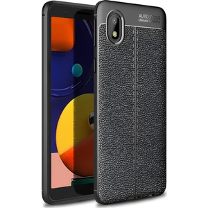 Samsung Galaxy A01 Core Kılıf Deri Extra Korumalı Slikon Kapak