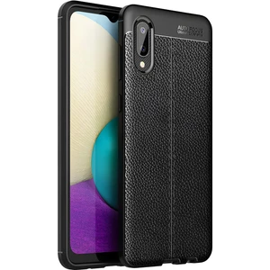 Samsung Galaxy A02 Kılıf Deri Extra Korumalı Slikon Kapak