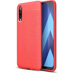 Samsung Galaxy A50 Kılıf Deri Extra Korumalı Slikon Kapak