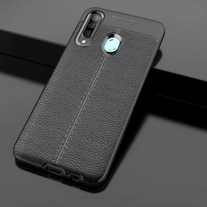 Samsung Galaxy A20S Kılıf Deri Extra Korumalı Slikon Kapak