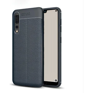 Huawei P20 Pro Kılıf Deri Extra Korumalı Slikon Kapak