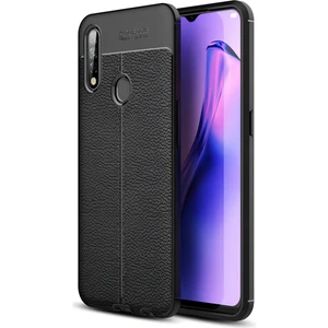 Oppo A31 Kılıf Deri Extra Korumalı Slikon Kapak