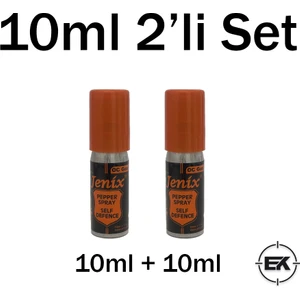 Erol Kara Av Spor Jenix 2’li 10 ml Ruj Tipi Biber Gazı Seti – Kompakt, Etkili ve Yasal Taşınabilir Güvenlik