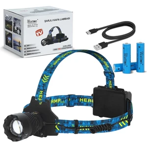 Cree P360 - 12,000 Lümen Şarjlı Kafa Lambası WT-627