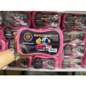 Oto Yıkama Süngeri Çizmez Pembe