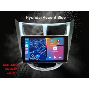 Hyundai Accent Blue Uyumlu 9 Inç Android Multimedya Carplay+Android Auto+Navigasyon