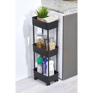 Easy 3 Katlı Çok Amaçlı Raf Mutfak ve Banyo Organizer Düzenleyici (Tekerlekli)