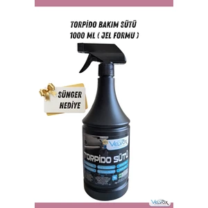 Torpido Bakım Sütü 1000 ml Sünger Hediyeli, Torpido Temizleyici, Torpido Bakım