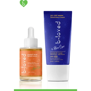 Leke Karşıtı ve Koruyucu 2'li Set: Azelaik Asit Serum, Spf 50 Krem
