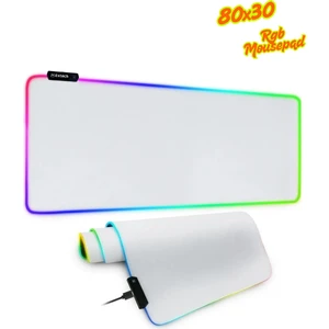 Extech 80X30 Rgb Beyaz Mousepad