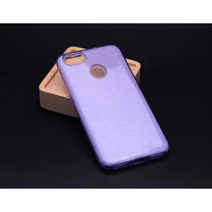 Huawei Y7 2018 Kılıf Mor Jade Simli Silikon Kapak  Esnek Ince (Huawei Y7 2018, Mor)