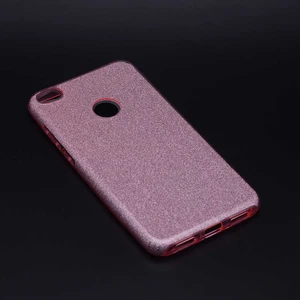 Huawei P9 Lite 2017 Kılıf Pembe Jade Simli Silikon Kapak Orijinal Esnek Ince (Huawei P9 Lite 2017, Pembe)