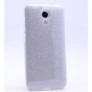 General Mobile 4g Android One Kılıf Gümüş Jade Simli Silikon Kapak Orijinal Esnek Ince (General Mobile 4g Android One, Gümüş)