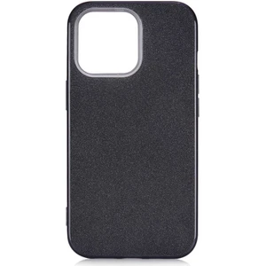 Apple iPhone 13 Pro Kılıf Siyah Jade Simli Silikon Kapak  Esnek Ince (Apple iPhone 13 Pro, Siyah)