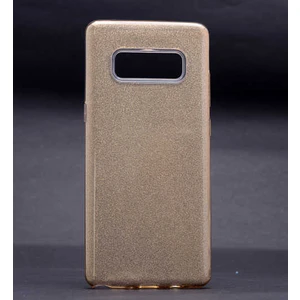 Samsung Galaxy Note 8 Kılıf Gold Jade Simli Silikon Kapak  Esnek Ince (Samsung Galaxy Note 8, Gold)