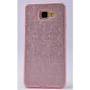 Samsung Galaxy J5 Prime Kılıf Pembe Jade Simli Silikon Kapak Orijinal Esnek Ince (Samsung Galaxy J5 Prime, Pembe)