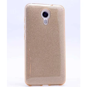 General Mobile 4g Android One Kılıf Gold Jade Simli Silikon Kapak Orijinal Esnek Ince (General Mobile 4g Android One, Gold)