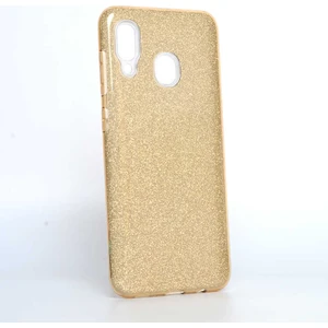 Huawei Y7 Prime 2019 Kılıf Gold Jade Simli Silikon Kapak  Esnek Ince (Huawei Y7 Prime 2019, Gold)