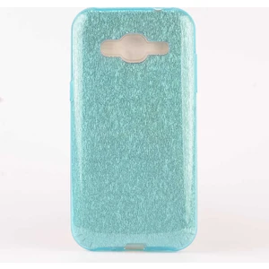 Samsung Galaxy J2 Kılıf Mavi Jade Simli Silikon Kapak Orijinal Esnek Ince (Samsung Galaxy J2, Mavi)