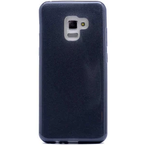 Samsung Galaxy A8 Plus 2018 Kılıf Siyah Jade Simli Silikon Kapak  Esnek Ince (Samsung Galaxy A8 Plus 2018, Siyah)