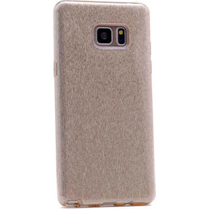 Samsung Galaxy S6 Edge Kılıf Gold Jade Simli Silikon Kapak Orijinal Esnek Ince (Samsung Galaxy S6 Edge, Gold)