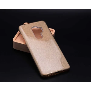 Samsung Galaxy A6 Plus 2018 Kılıf Gold Jade Simli Silikon Kapak  Esnek Ince (Samsung Galaxy A6 Plus 2018, Gold)