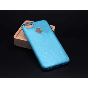 Huawei P9 Lite Mini Kılıf Mavi Jade Simli Silikon Kapak Orijinal Esnek Ince (Huawei P9 Lite Mini, Mavi)