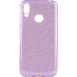 Huawei Y7 Prime 2019 Kılıf Mor Jade Simli Silikon Kapak  Esnek Ince (Huawei Y7 Prime 2019, Mor)