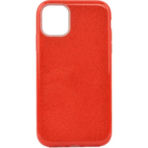 Apple iPhone 11 Pro Max Kılıf Kırmızı Jade Simli Silikon Kapak  Esnek Ince (Apple iPhone 11 Pro Max, Kırmızı)