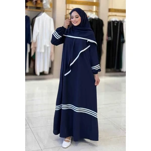 Şal Elbise Ikili Takım 6036 Lacivert