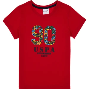 U.s. Polo Assn. Erkek Çocuk Kırmızı Tişört 50307268-VR030